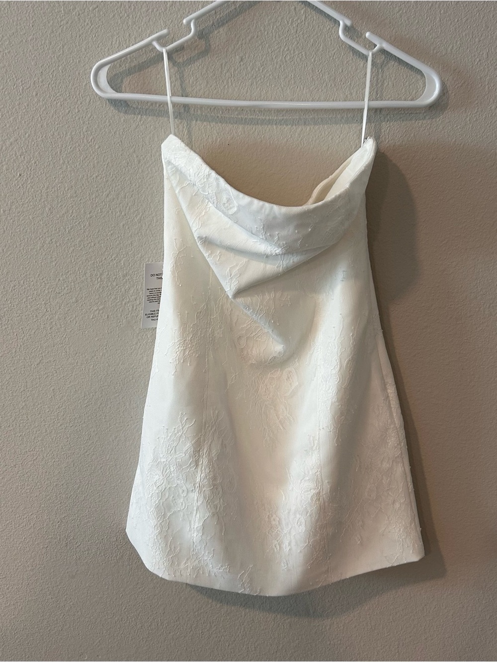 NWT Sasha Therese Fleur Mini Dress White - Picture 8 of 9